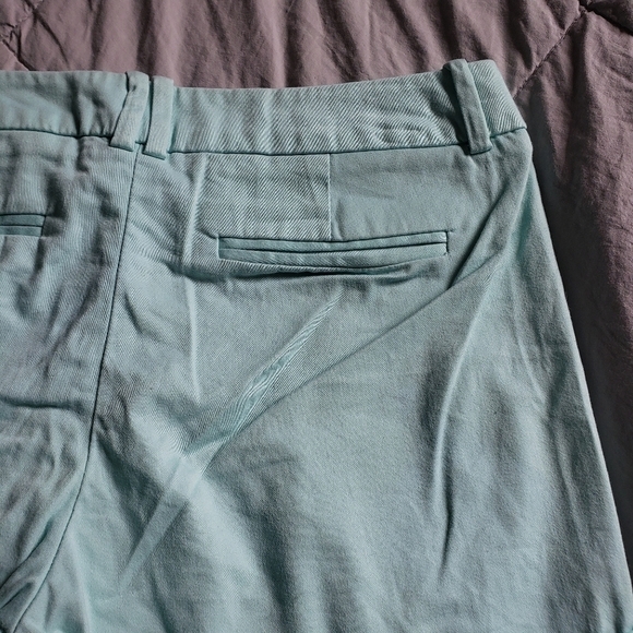 Mossimo Seafoam Green Chino Shorts Women's 2 Flat Front Summer Spring Cute EUC - Picture 4 of 8